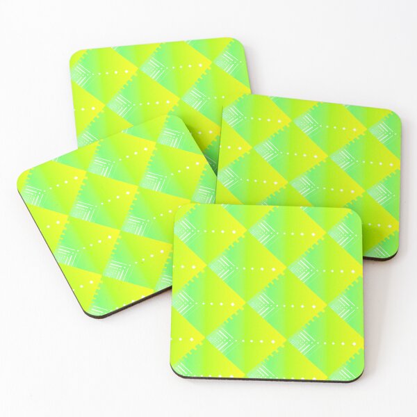 Item preview, Stunning Pattern (Green, Yellow & White) designed and sold by Pattern Hub.