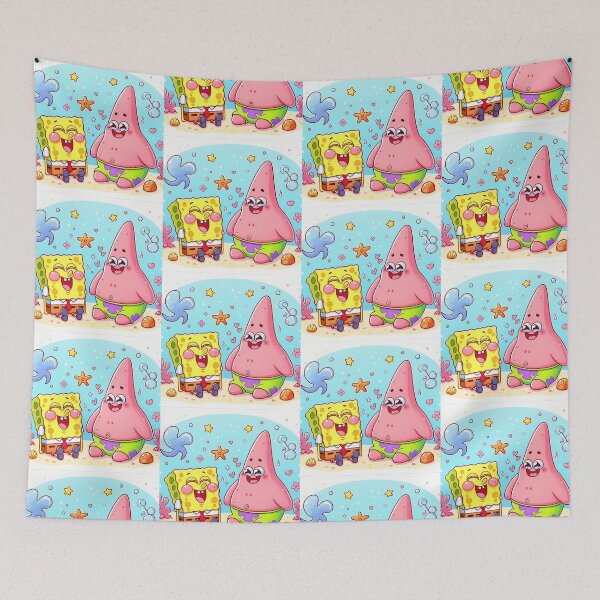 Item preview, Spongebob Squarepants And Patrick The Starfish Laughing  designed and sold by SaraDatCool.