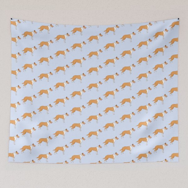 Item preview, Cute smooth collie Dog art designed and sold by Yaragold.