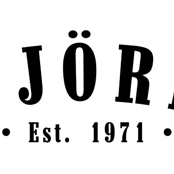 Artwork thumbnail, Tjörn Västra Götaland County Sweden Est. 1971 Black Letter Sverige by establishedwear