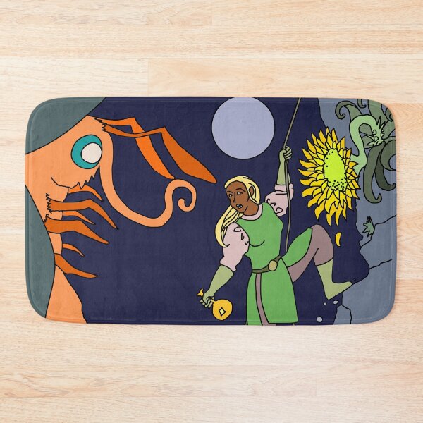 Item preview, Rockclimbing at Night with a Giant Moth designed and sold by BrushAndPen.