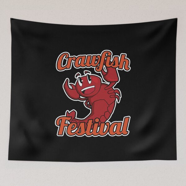 Item preview, Cute Friendly Happy Smiling Crawfish Festival designed and sold by Bronby.