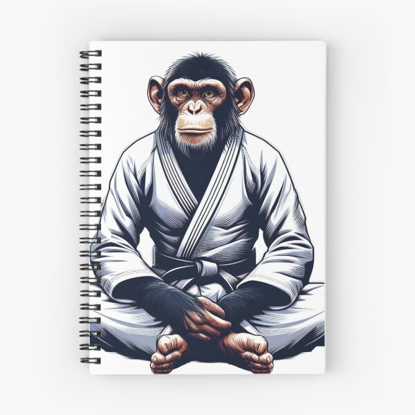 Item preview, Martial Arts Primate: The BJJ Gi Monkey designed and sold by Martial-Art-23.