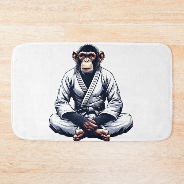 Item preview, Martial Arts Primate: The BJJ Gi Monkey designed and sold by Martial-Art-23.