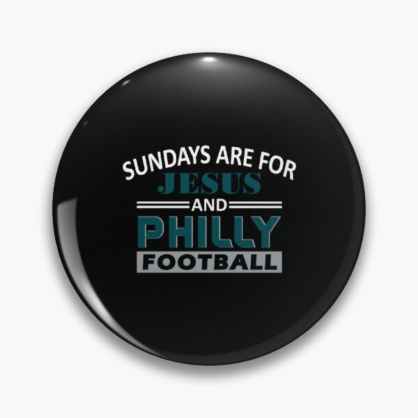 Item preview, Funny Philadelphia Pro Football - Sundays are For Jesus and Philly designed and sold by LeighannGayle.