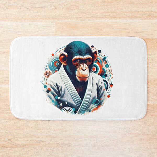 Item preview, Zen Jiu-Jitsu Ape: The Gi-Wearing Monkey Sage designed and sold by Martial-Art-23.