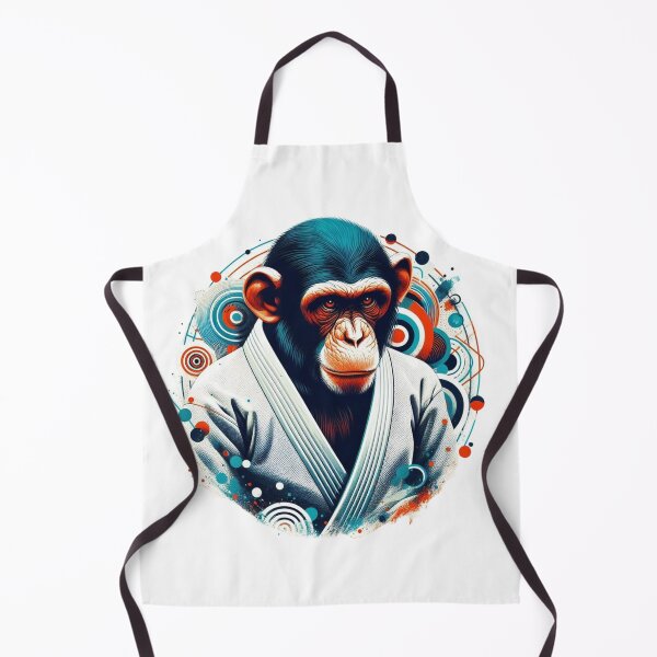 Item preview, Zen Jiu-Jitsu Ape: The Gi-Wearing Monkey Sage designed and sold by Martial-Art-23.