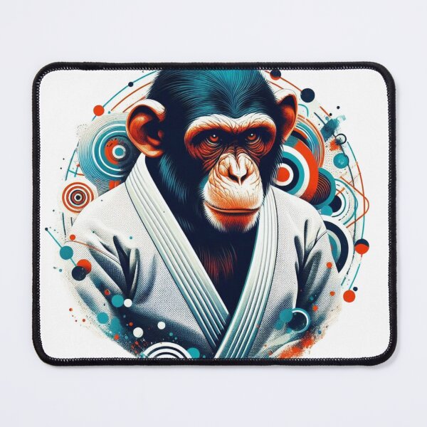 Item preview, Zen Jiu-Jitsu Ape: The Gi-Wearing Monkey Sage designed and sold by Martial-Art-23.
