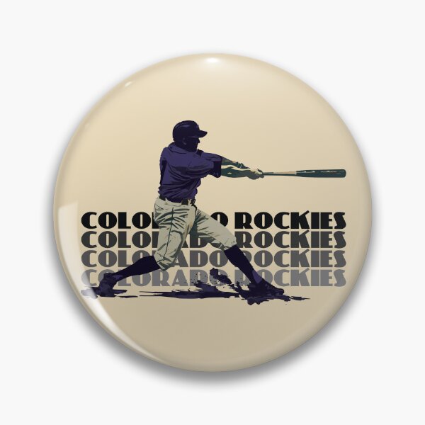 Artikelvorschau, Retro Colorado Rockies Slugger entworfen und verkauft von John Abernathy.