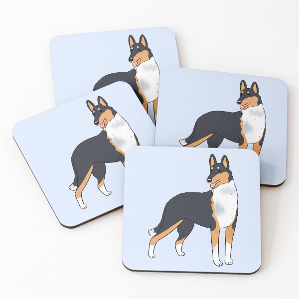 Item preview, Cute smooth collie Dog art designed and sold by Yaragold.