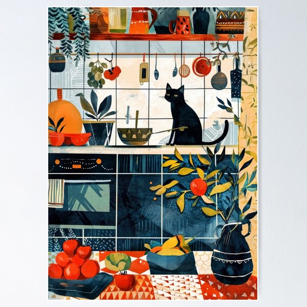 Item preview, Cat portrait watercolor art #cat  designed and sold by JBJart.