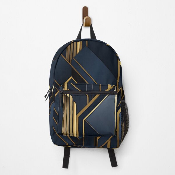 Item preview, Gold And Blue Pattern designed and sold by NicolasGlowArt.