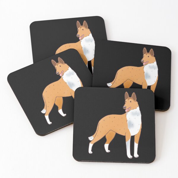 Item preview, Cute smooth collie Dog art designed and sold by Yaragold.