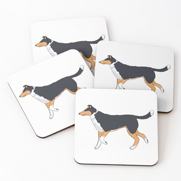 Item preview, Cute smooth collie Dog art designed and sold by Yaragold.