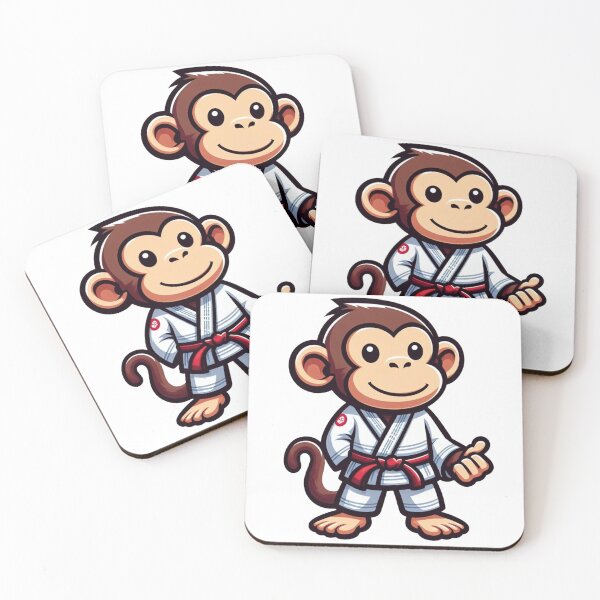 Item preview, Grappling Ape: BJJ’s Furry Fighter designed and sold by Martial-Art-23.