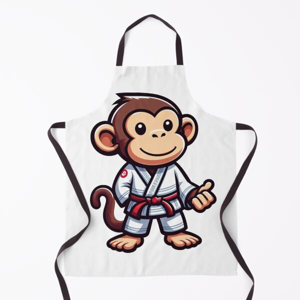 Item preview, Grappling Ape: BJJ’s Furry Fighter designed and sold by Martial-Art-23.