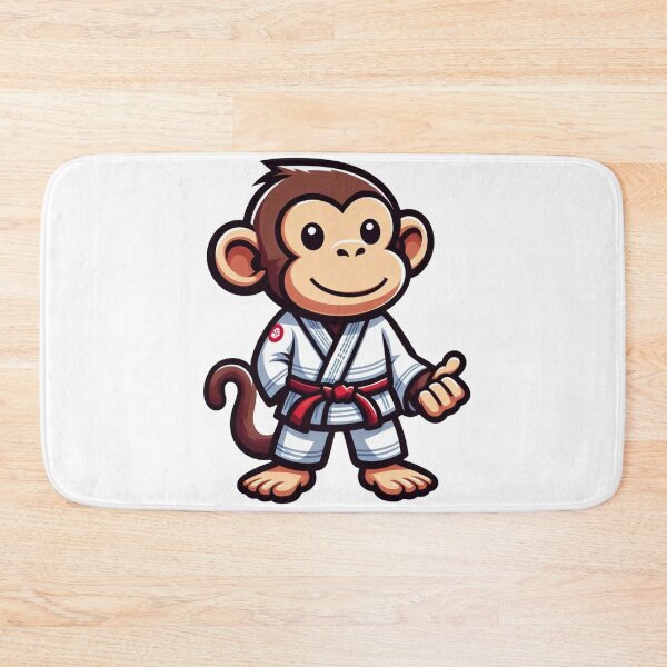Item preview, Grappling Ape: BJJ’s Furry Fighter designed and sold by Martial-Art-23.