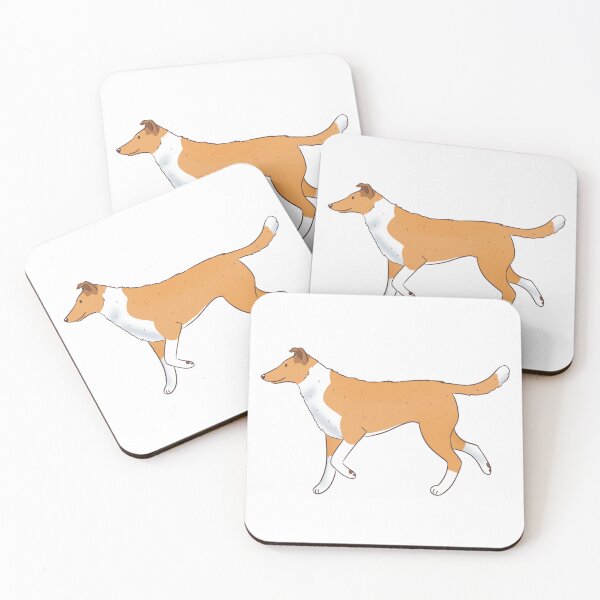 Item preview, Cute smooth collie Dog art designed and sold by Yaragold.
