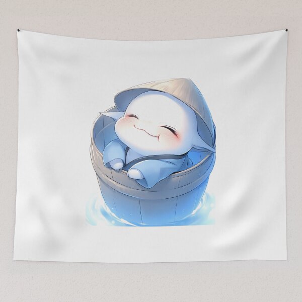 Item preview, Cute Kawaii Character In Barrel designed and sold by CoolMantras.