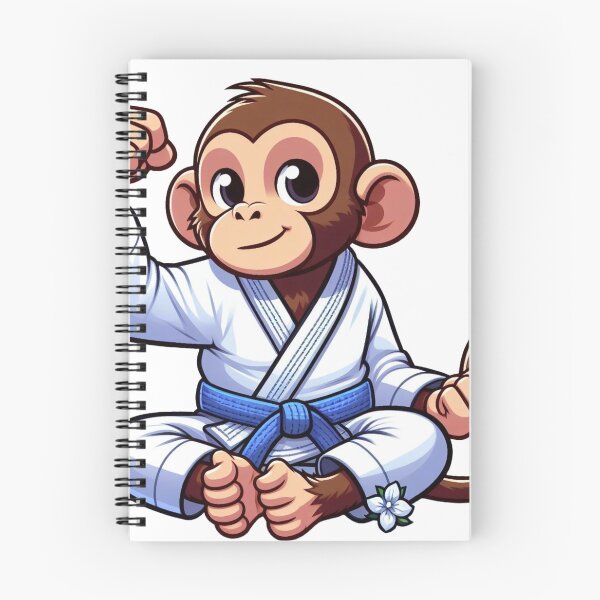 Item preview, Martial Arts Primate: The BJJ Gi Monkey Cute designed and sold by Martial-Art-23.