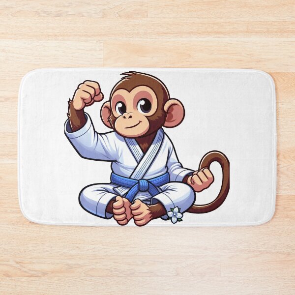 Item preview, Martial Arts Primate: The BJJ Gi Monkey Cute designed and sold by Martial-Art-23.