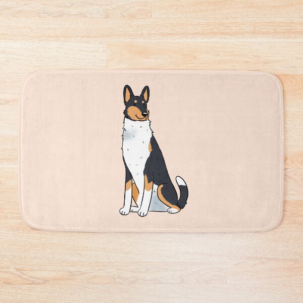 Item preview, Smooth collie Dog art designed and sold by Yaragold.