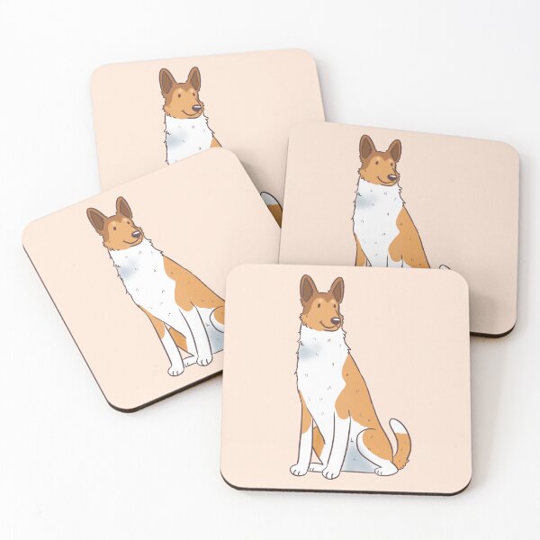 Item preview, Smooth collie Dog art designed and sold by Yaragold.