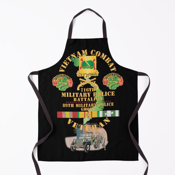 Item preview, Vietnam Combat Vet - 716th MP Bn, 89th MP Group w  DUI - BR  w MP Patrol Jeep w VN SVC X 300 designed and sold by Military Insignia Products.
