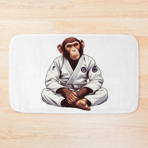 Item preview, Martial Arts Primate: The BJJ Gi Monkey designed and sold by Martial-Art-23.