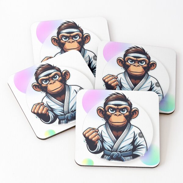 Item preview, Dojo Monkey: The Gi-Wearing Cute designed and sold by Martial-Art-23.