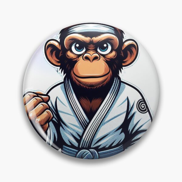 Item preview, Dojo Monkey: The Gi-Wearing Cute designed and sold by Martial-Art-23.