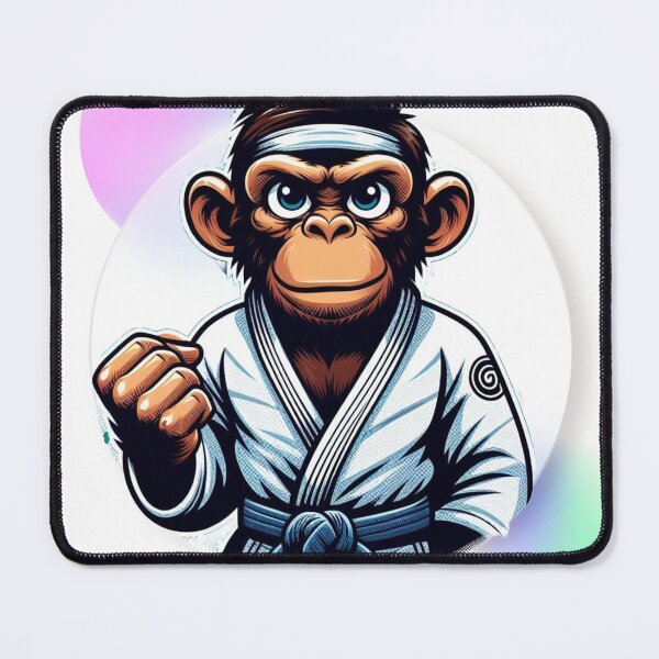 Item preview, Dojo Monkey: The Gi-Wearing Cute designed and sold by Martial-Art-23.