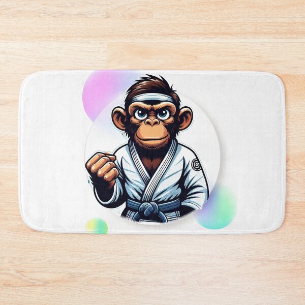 Item preview, Dojo Monkey: The Gi-Wearing Cute designed and sold by Martial-Art-23.