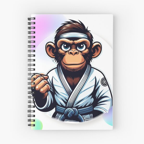 Item preview, Dojo Monkey: The Gi-Wearing Cute designed and sold by Martial-Art-23.