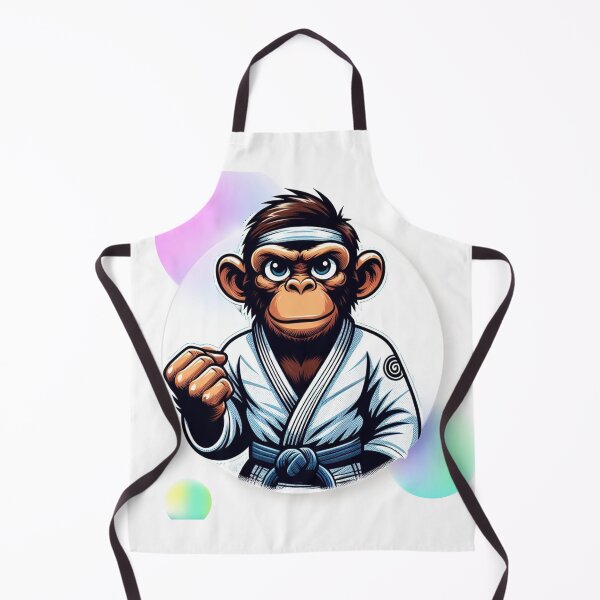 Item preview, Dojo Monkey: The Gi-Wearing Cute designed and sold by Martial-Art-23.