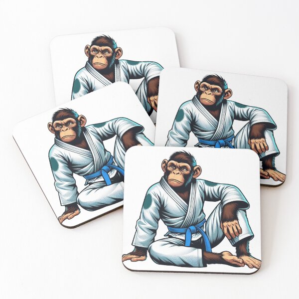 Item preview, Sitting Simian: BJJ’s Thoughtful Thespian designed and sold by Martial-Art-23.