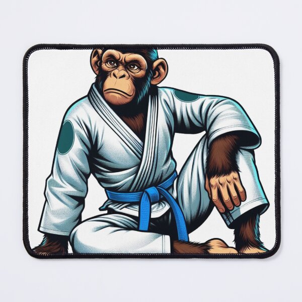 Item preview, Sitting Simian: BJJ’s Thoughtful Thespian designed and sold by Martial-Art-23.