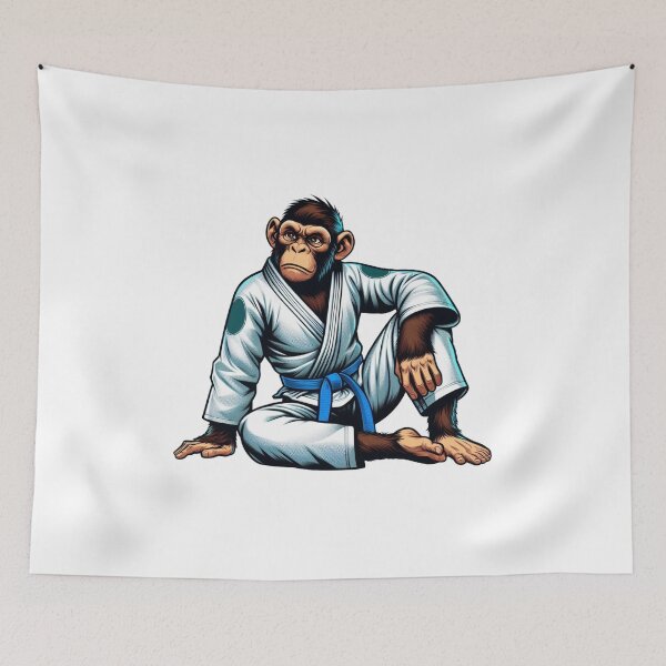 Item preview, Sitting Simian: BJJ’s Thoughtful Thespian designed and sold by Martial-Art-23.