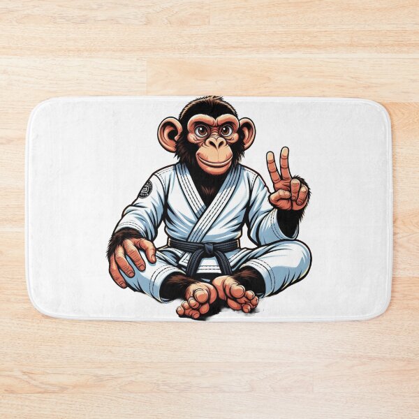 Item preview, Zen Jiu-Jitsu Ape: The Gi-Wearing Monkey Sage designed and sold by Martial-Art-23.