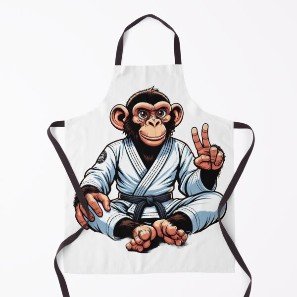 Item preview, Zen Jiu-Jitsu Ape: The Gi-Wearing Monkey Sage designed and sold by Martial-Art-23.