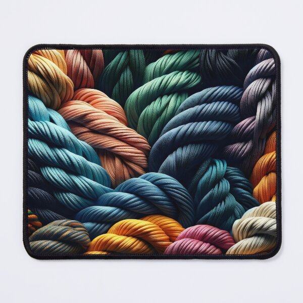 Item preview, Vibrant Spectrum mesh Rope sewing Twirl pattern  designed and sold by toobel.