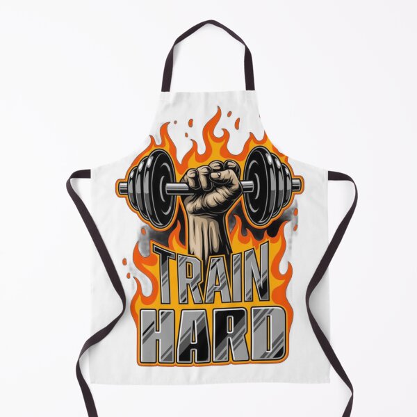 Item preview, Train hard fire gym dumbell designed and sold by swinxTshirt.