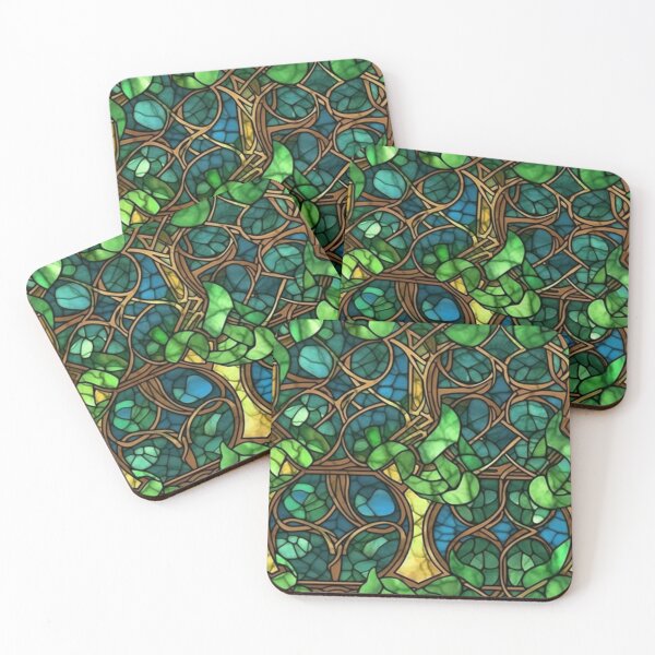 Item preview, Stained Glass Foliage designed and sold by Digital-Lys.