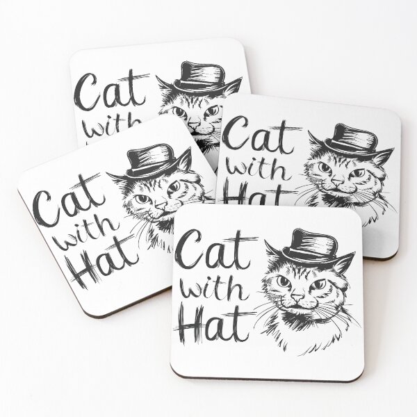Item preview, Cat with hat designed and sold by StoreXlk.