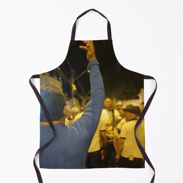 Item preview, Man greeting street musicians designed and sold by Promethea Echenique.