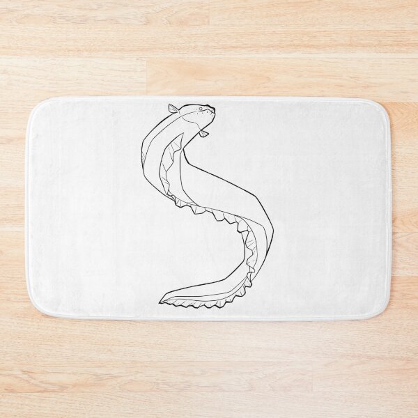 Item preview, Electric Eel Line Art designed and sold by Upbeat-Cryptid.