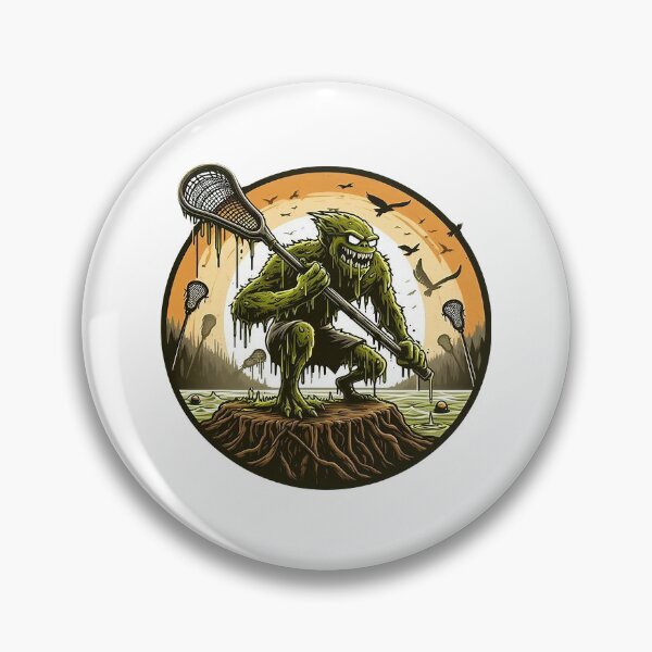 Item preview, Lacrosse Swamp Monster designed and sold by SportsMomsRock.
