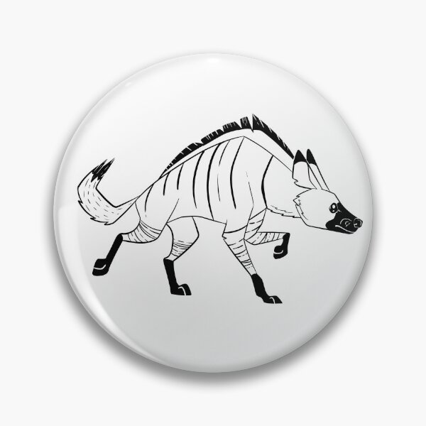 Item preview, Aardwolf Line Art designed and sold by Upbeat-Cryptid.