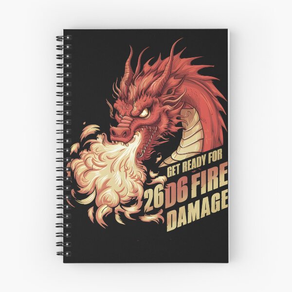 Item preview, Get Ready For 26d6 Fire Damage Red Dragon TTRPG designed and sold by Davidpama.