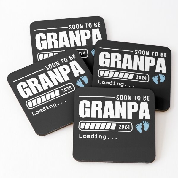 Item preview, Soon to be Grandpa Father's Day New Baby announcement  designed and sold by MouDantArts.